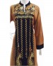 Brown & Black Designer Kurti- 030